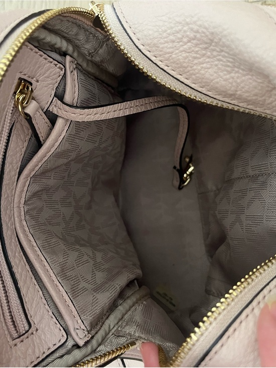 Michael Kors Blush Pink Pebbled Leather Mini Backpack